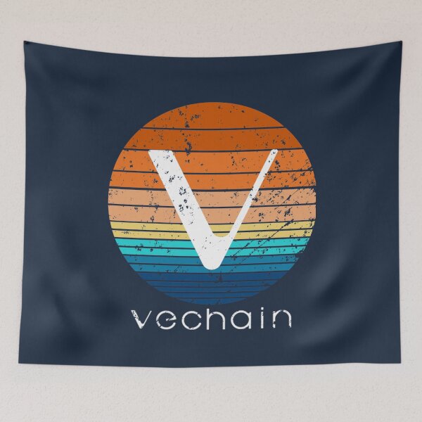 Item preview, VeChain Cryptocurrency DeFi Crypto Vintage Sunset designed and sold by DellaEvents.