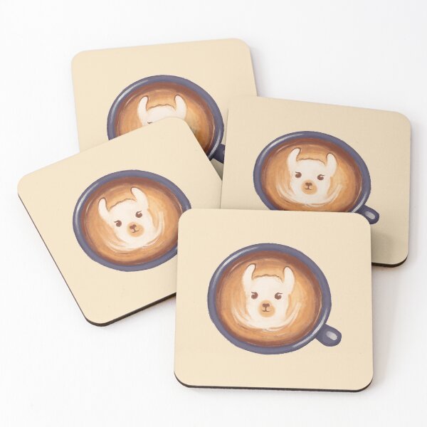 Item preview, Llama Latte Art designed and sold by Maya Pantic.