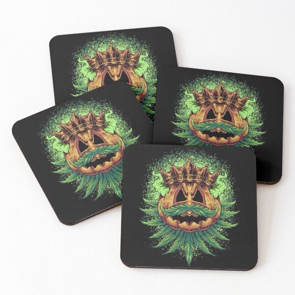 Item preview, KING PUMPKIN WEED MUSTACHE designed and sold by NSCgd.