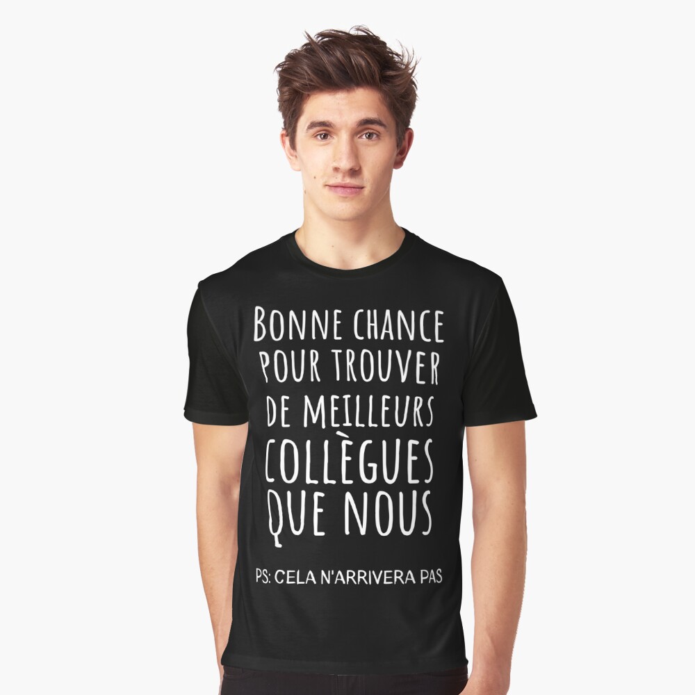 Tee-shirt depart collegue de travail