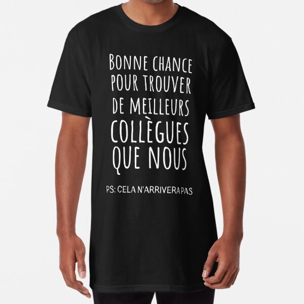 Tee-shirt depart collegue de travail