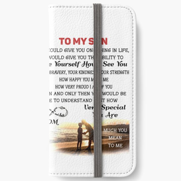 To My Son Gift From Mom - Beautiful Gift with love message as Birthday Gift,  Christmas Gift, Graduation Present for Son From Mother iPad Case & Skin  for Sale by IonelHm