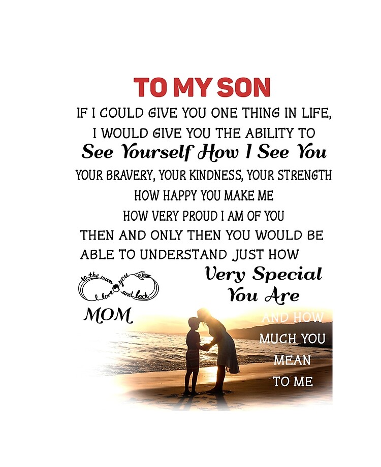 Mothers Day Gift for Mom From Son, Mother and Son Gift, Mom and Son Gift, Birthday  Gift for Mother From Her Son, Gift From Son to Mom, Gift 