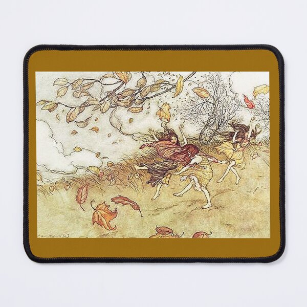 Item preview, Fairies in the Autumn- Arthur Rackham- Fades a la tardor designed and sold by Dreamflight.