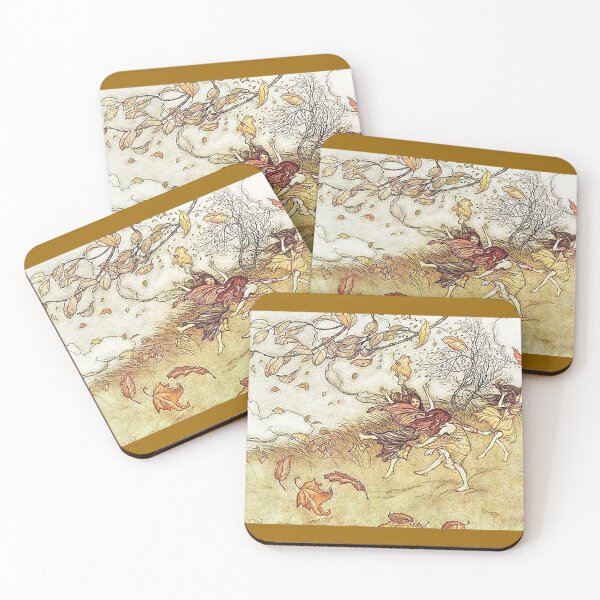 Item preview, Fairies in the Autumn- Arthur Rackham- Fades a la tardor designed and sold by Dreamflight.