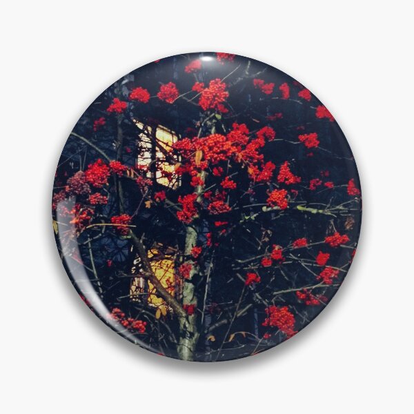 Item preview, Red Rowan Tree in the Night designed and sold by denis-romanov.