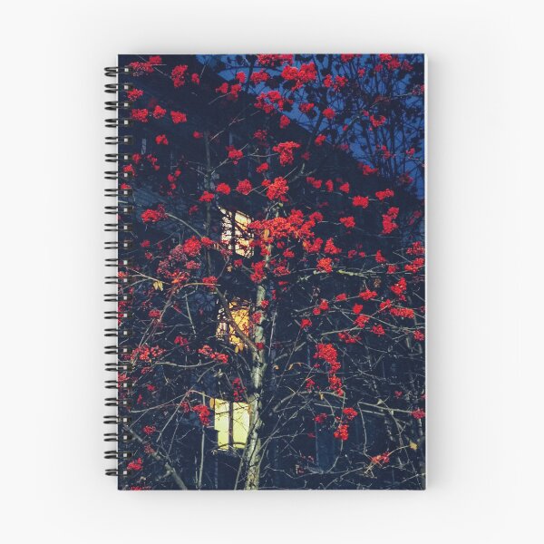 Item preview, Red Rowan Tree in the Night designed and sold by denis-romanov.