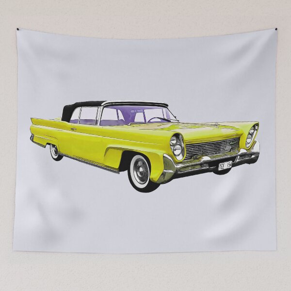 Item preview, american classic yellow car designed and sold by MikaelSh.