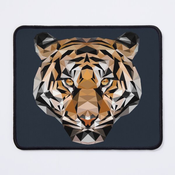 Item preview, Low Poly Tiger Head designed and sold by ErinFCampbell.