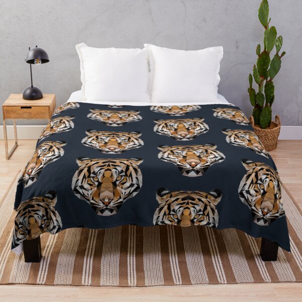 Item preview, Low Poly Tiger Head designed and sold by ErinFCampbell.
