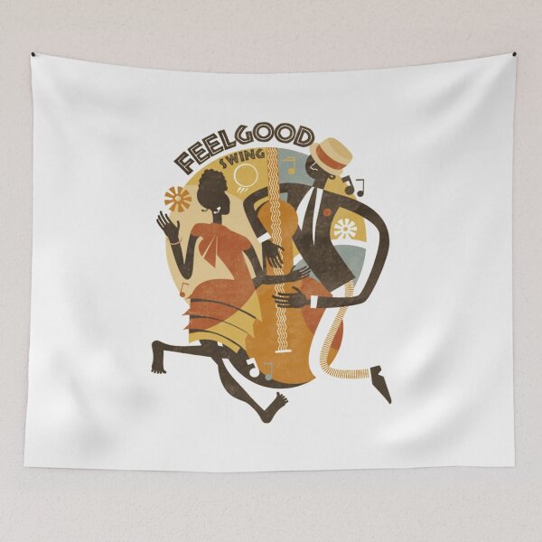 Item preview, Feelgood Swing Jazz designed and sold by StencilRev.