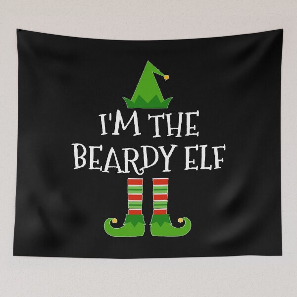 Item preview, I'm The Beardy Elf Matching Family Group Christmas print designed and sold by TopRatedDesigns.