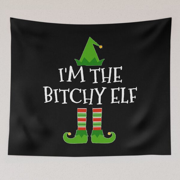 Artikelvorschau, I'm The Bitchy Elf Passendes Familiengruppen-Weihnachtsdesign entworfen und verkauft von TopRatedDesigns.