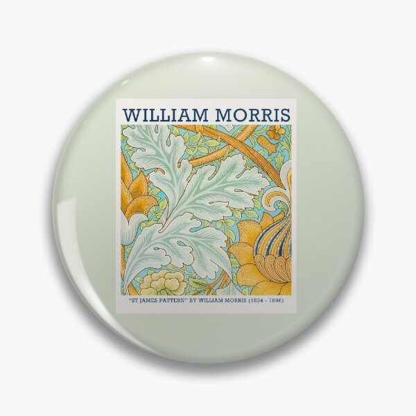 Item preview, WILLIAM MORRIS HD - St.James pattern (1881) by William Morris Original Art Print designed and sold by Go Logo Designs.