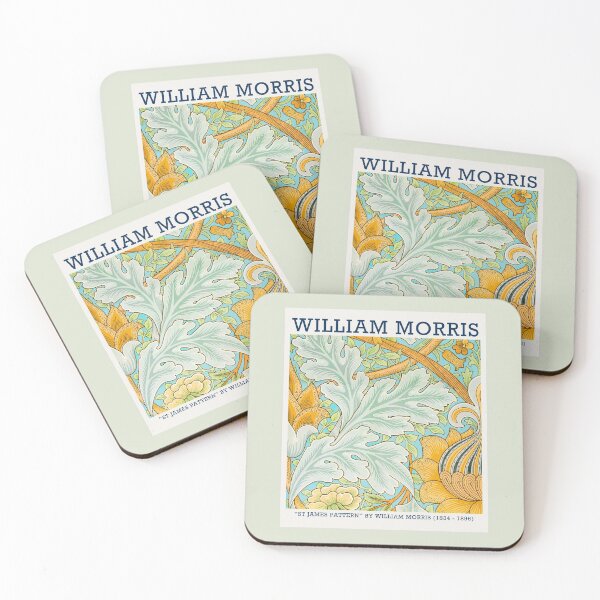 Item preview, WILLIAM MORRIS HD - St.James pattern (1881) by William Morris Original Art Print designed and sold by Go Logo Designs.