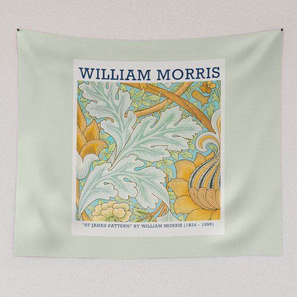 Item preview, WILLIAM MORRIS HD - St.James pattern (1881) by William Morris Original Art Print designed and sold by Go Logo Designs.