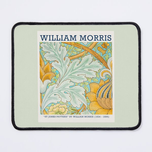 Item preview, WILLIAM MORRIS HD - St.James pattern (1881) by William Morris Original Art Print designed and sold by Go Logo Designs.