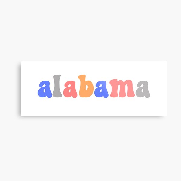 Item preview, Alabama Retro Vintage Colorful Typography Text Word designed and sold by MountainD.