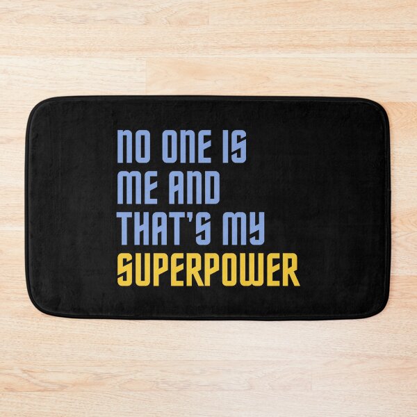 Item preview, No one is me and that is my superpower designed and sold by Graphicore.