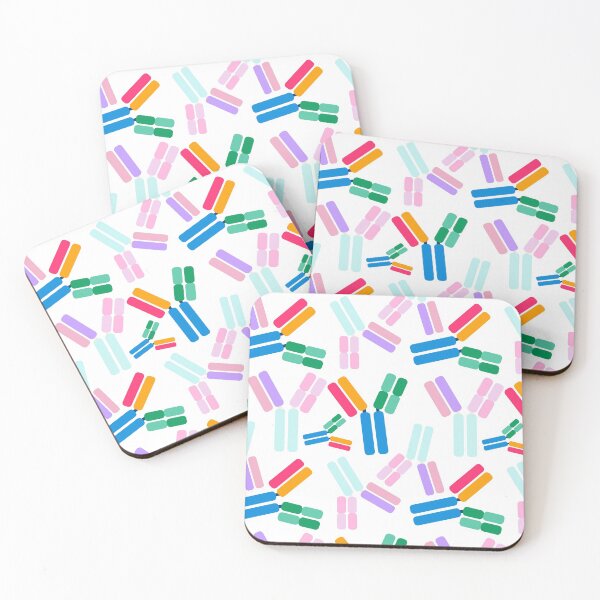 Item preview, Colourful Antibodies Seamless Pattern designed and sold by labstud.