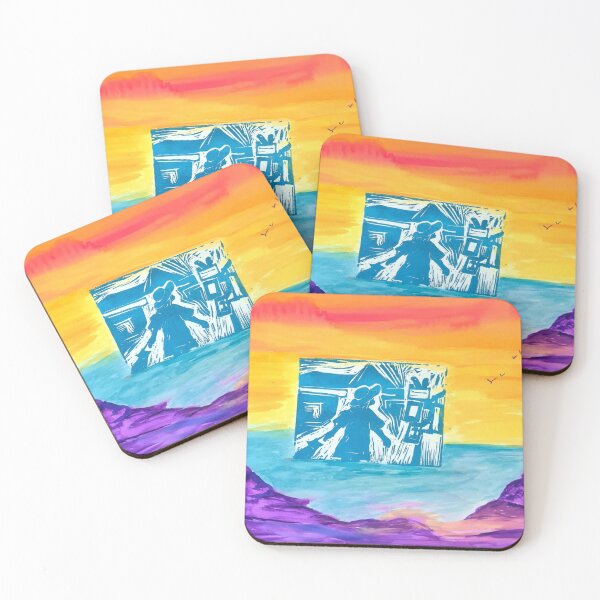 Item preview, Moment in Time Sunset on Purple Rocks designed and sold by Tamara Shaw.