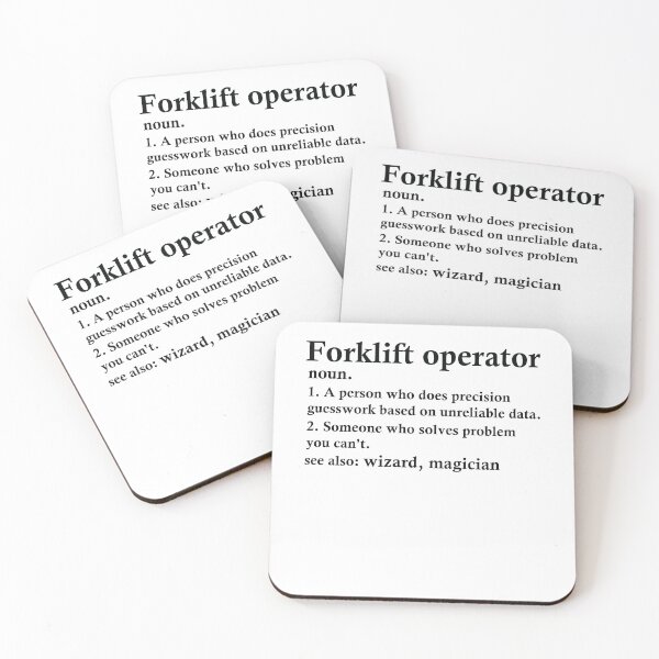 Item preview, Forklift Operator Definition Funny Occupation designed and sold by woodesigner.