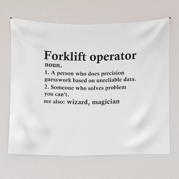 Item preview, Forklift Operator Definition Funny Occupation designed and sold by woodesigner.