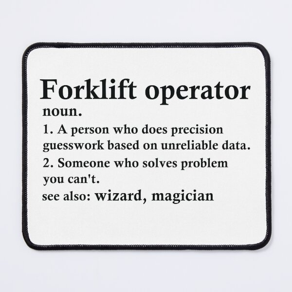 Item preview, Forklift Operator Definition Funny Occupation designed and sold by woodesigner.