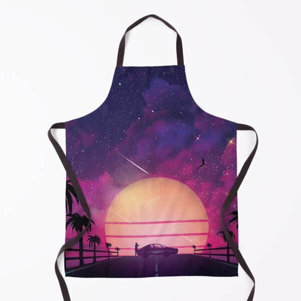 Item preview, Synthwave Retro Car and Sunset Scene Digital Art designed and sold by Rakuten Mallor.
