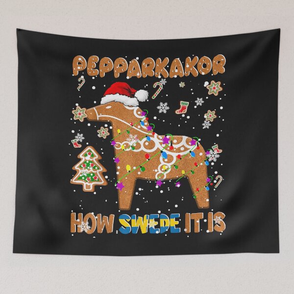 Item preview, Pepparkakor How Swede It Is Christmas Cookies Dala Horse designed and sold by minadebbieark.