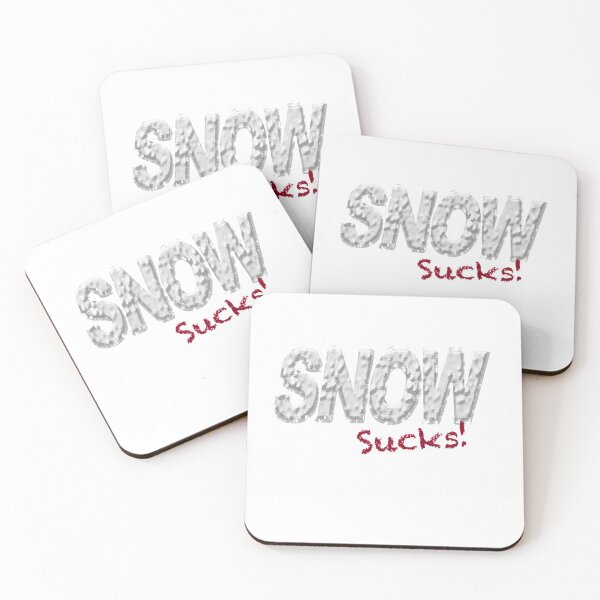 Item preview, SNOW SUCKS Funny I Hate Freezing Cold Winter Shoveling Long Sleeve T-Shirt designed and sold by BingenheMeyer.