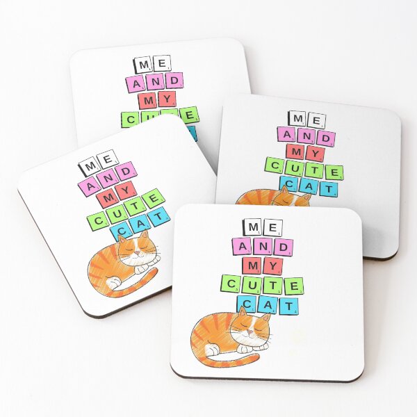 Item preview, Me and MY Cute CAT designed and sold by DNPrints.