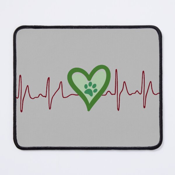 Item preview, Paw Print Heart Beat designed and sold by Intr0vertLife.
