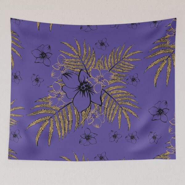 Item preview, Flowers and ferns, lavender color designed and sold by IrenaW.