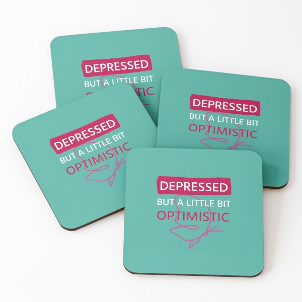 Item preview, Depressed But A Little Bit Optimistic | Strength designed and sold by DoherDesigns.