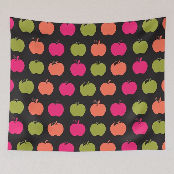 Item preview, Multicolor Apples (Cottagecore colors) designed and sold by NatureKinKat.