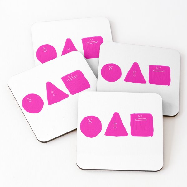 Item preview, pink shapes designed and sold by peaceful-space.
