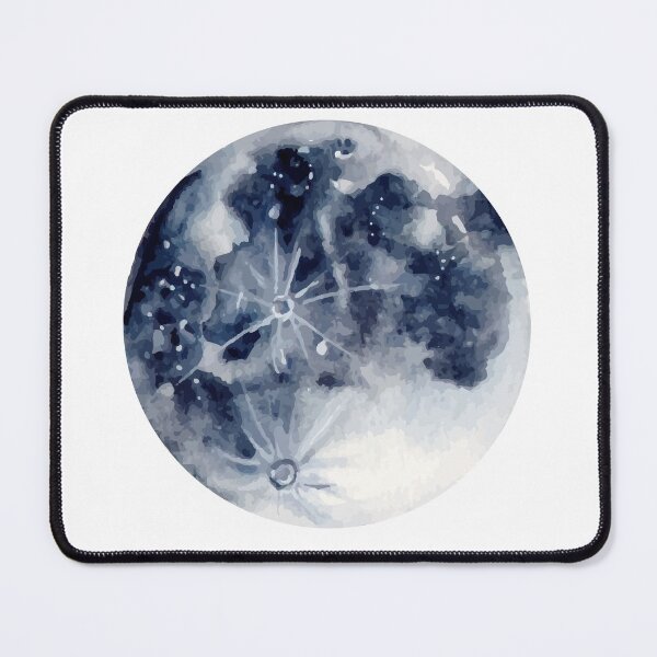 Item preview, Full Moon in Watercolor designed and sold by Harpley Design Studio.