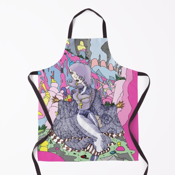 Item preview, Industrial Zone. Pen drawing. Digital colour. Female figure ART. designed and sold by Grant Wilson.