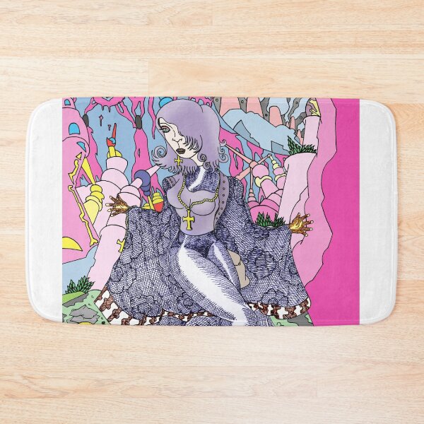 Item preview, Industrial Zone. Pen drawing. Digital colour. Female figure ART. designed and sold by Grant Wilson.