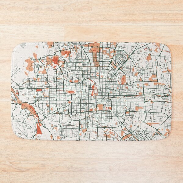 Item preview, Mapa de la ciudad de Beijing de China - Bohemio designed and sold by deMAP.