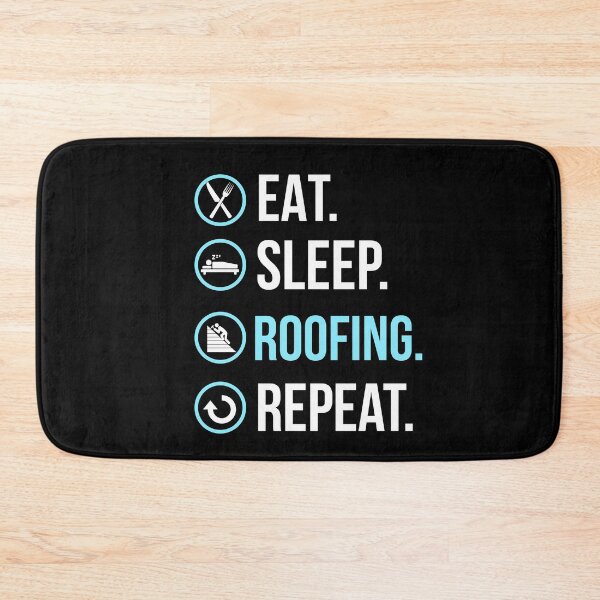 Item preview, Eat Sleep Roofing Repeat Roofers designed and sold by AwesomeWorld1.