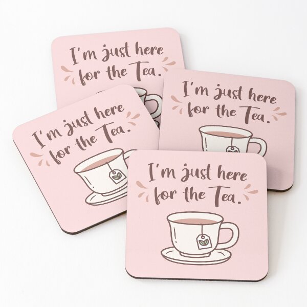 Item preview, I'm Just Here For The Tea Doodle designed and sold by rustydoodle.