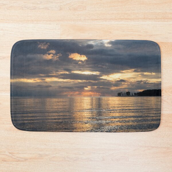 Item preview, Silky Ripples and Sky Drama - Sunset at Lorraine Bay Lake Erie North Shore designed and sold by Georgia Mizuleva.