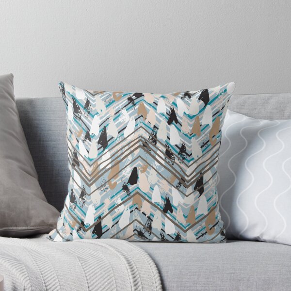Item preview, Chevron print with colorful stripes and lines designed and sold by Daria Rosen.