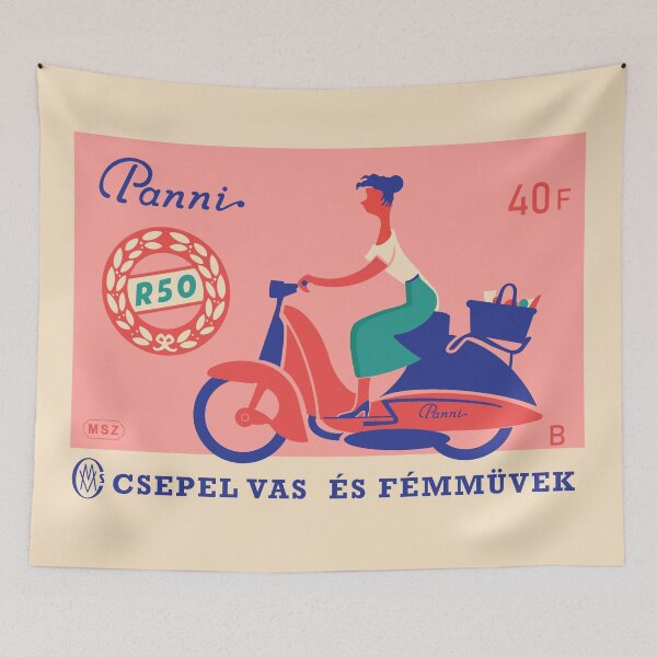 Item preview, Vintage Scooter Matchbox designed and sold by rogue-design.