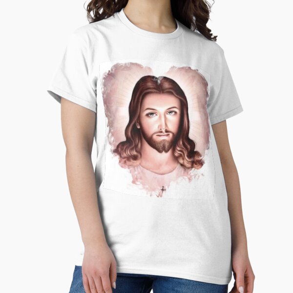 Vista previa del artículo con la obra «El rostro de Jesucristo en forma de corazón.», diseñado y vendido por omg-designs.