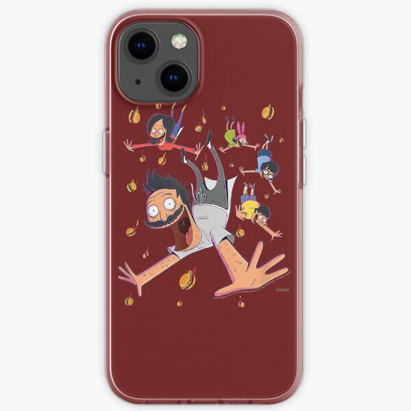 Comic Art Family Falling iPhone Soft Case