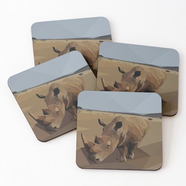 Item preview, Geometrical Rhino designed and sold by ErinFCampbell.