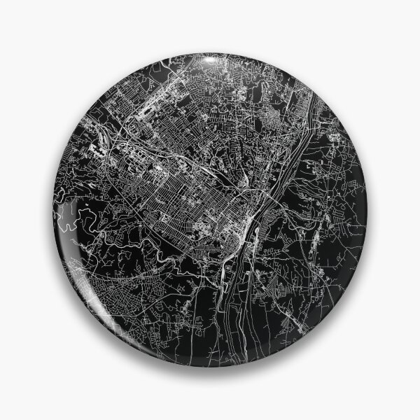 Item preview, Albany Black Map designed and sold by multiplicitymap.